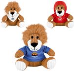 TH80044 6" Rory Corduroy Lion Plush with Custom Imprint